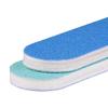 25pcs - PANA Mini Double-Sided Emery Nail File for Manicure, Pedicure, Natural, and Acrylic Nails - Blue/Light Blue (Grit 80/80) view 2
