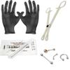 9PCS Body Piercing Kit for All Piercings with 14G Belly Button Ring, 16G Curved Barbell, 16G Circular Barbell, 14G Strength Barbell, 14G 16G Piercing Needles & Body Piercing Clamps Forceps Tool view 1