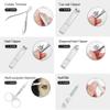 ZIZZON Manicure, Pedicure Kit, Nail Clippers Set of 12Pcs, Professional Grooming Kit, Nail Tools with Luxurious Travel Case Black view 4