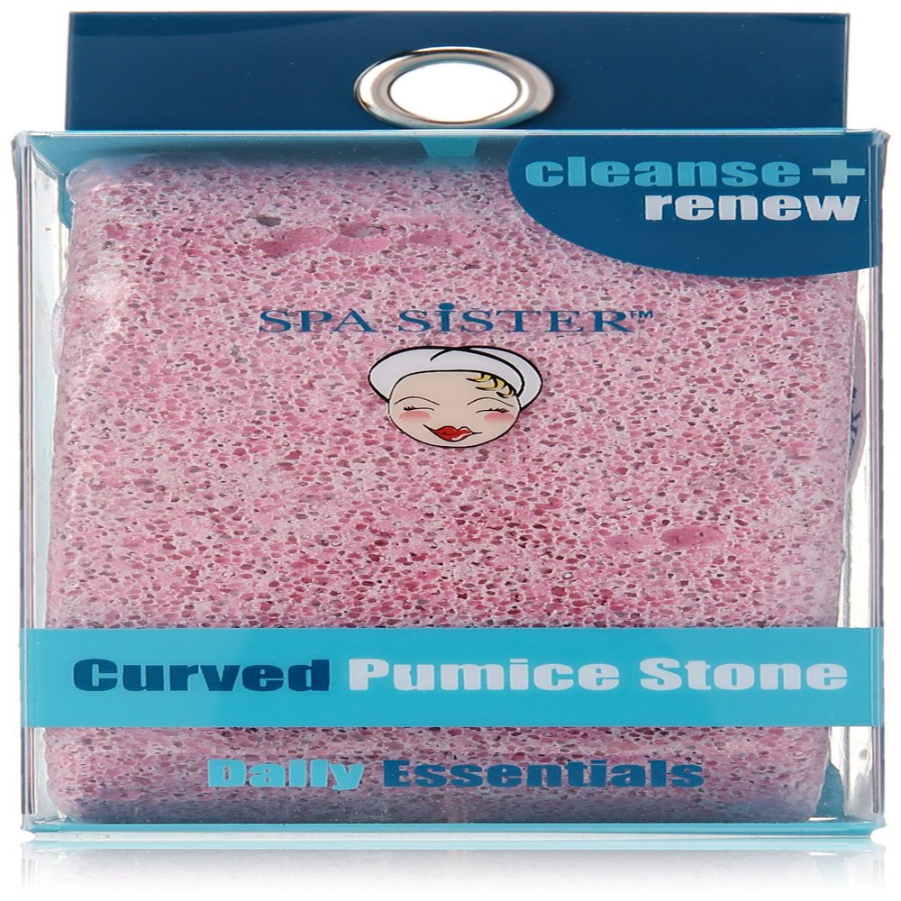 Bath Accessories Curved Pumice Stone Pink