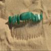 Amazonite Stone Hair Comb view 2