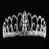 #16239 - Midnight Waves Tiara with Combs view 1
