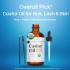 Kate Blanc Cosmetics Castor Oil Organic for Hair, Lashes, Face (2oz), 100% Pure, Cold Pressed, Hexane Free Hair Oil. Eyelash Serum for Thicker-Looking Eyelashes & Eyebrows view 2