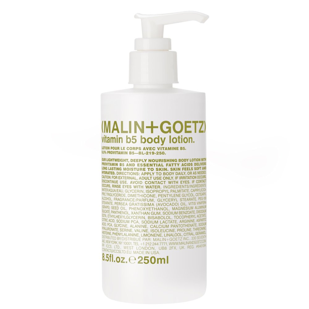 Malin + Goetz Vitamin B5 Body Lotion for Women & Men, 8.5 Fl. Oz. Body Moisturizer for Dry Skin, All Skin Types, Dry Skin Moisturizer, Hydrating Body Lotion, Vegan & Cruelty Free