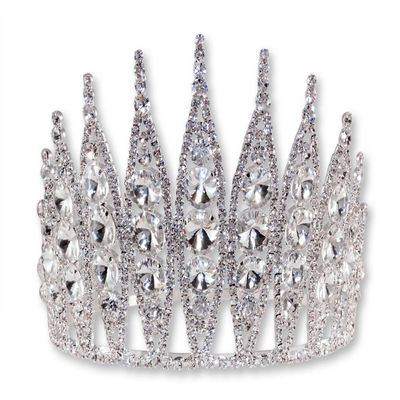 #15741 - Large Rivoli Adjustable Crown - 5" tall