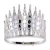 #15741 - Large Rivoli Adjustable Crown - 5" tall view 3