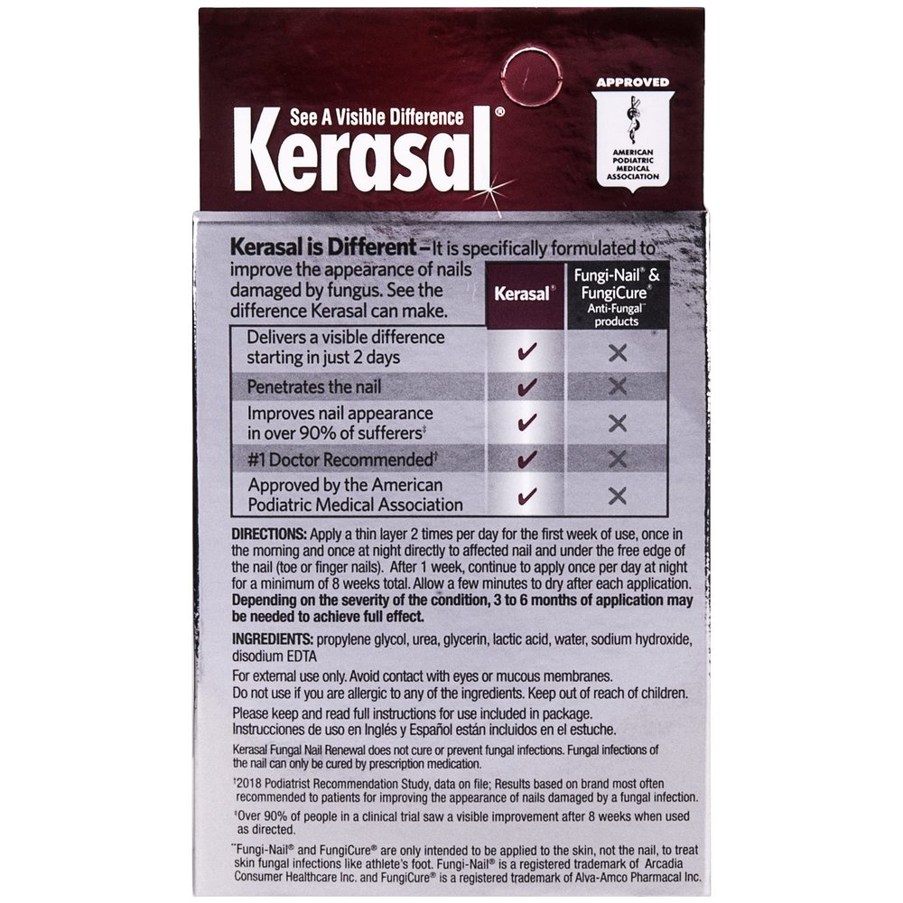 Kerasal Kerasal Nail Fungal Nail Renewal Treatment 10ml (2 Pack), 2 Count