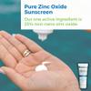 Waxhead Non-Nano Zinc Oxide Sunscreen, EWG Sunscreen with Zinc Oxide for Face & Body, Mineral Natural Non-Toxic Pure Sunblock, Biodegradable Cream Lotion Sun Block, Tattoo, Eczema Vitamin D + E (4oz) view 2