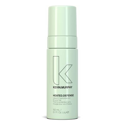 KEVIN.MURPHY HEATED.DEFENSE - Heat Protection Spray for Hair - For All Hair Types - Leave-In Foam - Extreme Heat Protection - Cruelty Free Foam - 150 mL / 5.1 fl oz