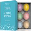 Bath Bombs Christmas Gift Set Kit 6 x 4 Oz Best Ultra Fizz Essential Oil Handmade Spa Bomb Fizzies Perfect for Bubble & Spa Bath Organic & Natural Ingredients Tub Tea Bath Basket view 1