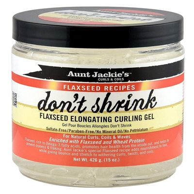 Aunt Jackie's Don't Shrink Flaxseed Elongating Curling Gel, 15 oz (Pack of 2)