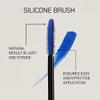 Radiant Professional Studio Perfect Mascara Volume and Length  Smudge-Proof, Cruelty Free, Lengthening Mascara with Silicone Brush & Natural Wax  Electric Blue (02), 0.30 oz view 4