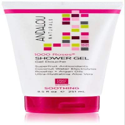 Andalou Naturals 1000 Roses Soothing Shower Gel, 8.5 Ounce