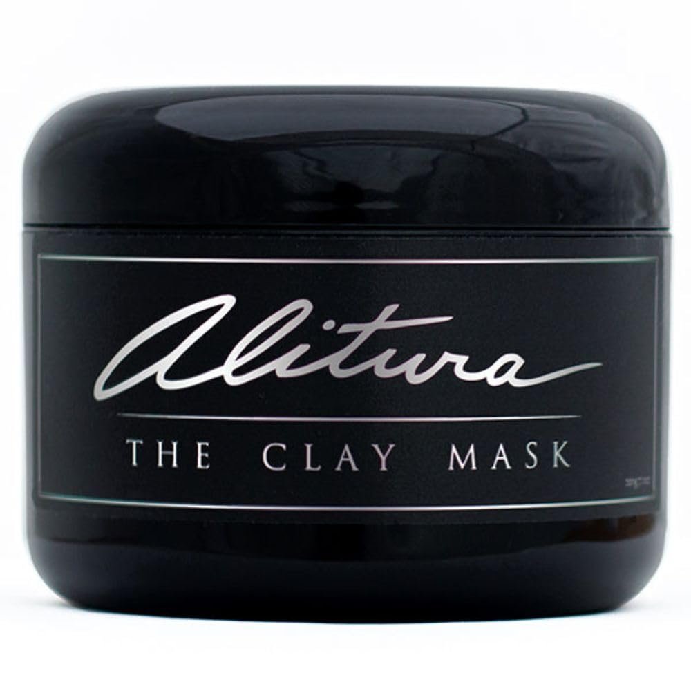 Alitura Clay Face Mask  Exfoliating, Hydrating & Anti-Aging Facial Mask with Vitamin C & Pearl Powder  Pore Cleansing Face Mask for Acne, Blackheads & Glowing Skin  7.1 oz