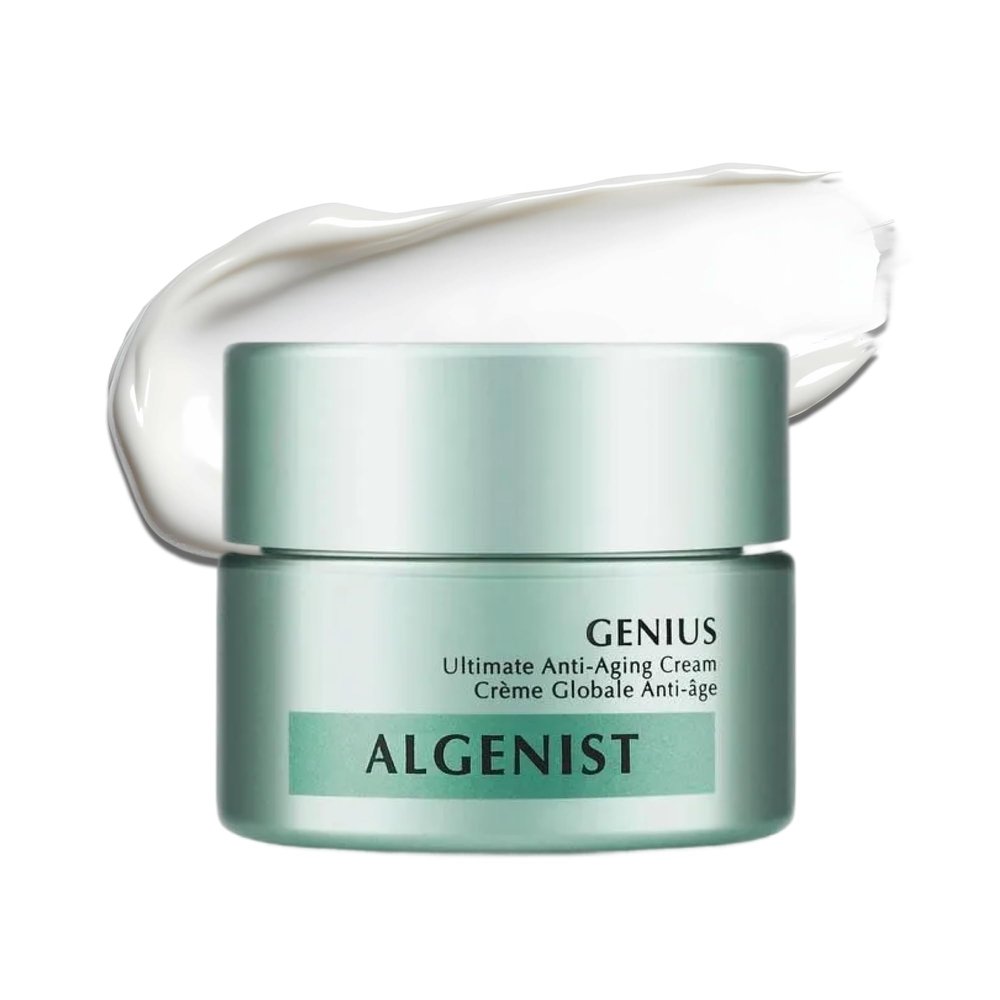 Algenist GENIUS Ultimate Anti-Aging Face Cream - Restoring Collagen Cream to Smooth, Brighten + Help Improve Skin's Radiance - Formulated with Patented Alguronic Acid and Microalgae Oil (1 oz)