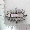 Faship Gorgeous Navy Blue Rhinestone Crystal Floral Hair Barrette Clip view 3