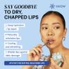 SNOW Lip Scrub Exfoliator - Sugar Scrub for Dry, Cracked Lips with Jojoba Oil, Lavender & Mint - Nourishes, Hydrates & Repairs - Treatment with Refreshing Formula, Comes with Dual Applicator view 2