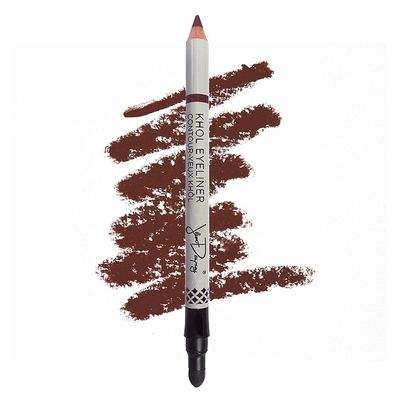 Jillian Dempsey Khol Eyeliner: Clean, Waterproof Eyeliner Pencil with Built-In Smudger for Effortless Blending  Rich Pigment, Cruelty-Free, Rich Brown