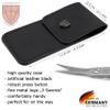 3 Swords Germany - brand quality STAINLESS STEEL INOX CURVED CUTICLE TOWERPOINT SCISSORS (1 PIECE) with case for manicure pedicure - nail care by 3 Swords - Made in Germany view 3