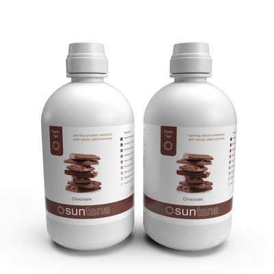 64oz (2 x 32oz) Suntana Chocolate Dark 12% DHA Sunless Spray Tan Solution by Suntana Spray tan