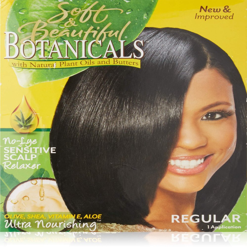 Soft And Beautiful Botanicals With Natural Plant And Butters Relaxer Kit Regular, 1 Ea (pack of 1)