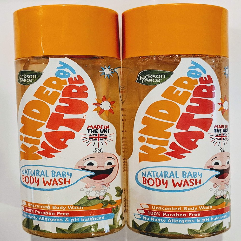 Jackson Reece Kinder by Nature Natural Baby Body Wash (2 Bottles)