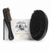 Beard Brush for Men - Natural Boar Bristle Beard Brush Kit - Soft Small Mustache Brush for Men - Premium Travel Grooming Set by Hunter Jack view 1