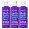 Aussie 3 Minute Miracle Moist Deep Conditioner for Dry Hair, Avocado & Jojoba Oil, Safe for Color Treated Hair, Nourishing Hydration, Silky Shine, Paraben-Free, 16 Fl Oz Each, Triple Pack view 1