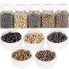 GOTDYA 2500pcs 5mm Hair Extentions Beads, Silicone Lined Micro Rings Links, I Tip Weft Sew in and Hair Tinsel Beads for Hair Extensions,Multi-colored view 1
