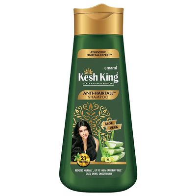 KESH KING Anti Hairfall Shampoo | with 21 Ayurvedic Herbs & Aloe Vera | Provides Healthy Nourished Scalp | for Shiny & Smooth Hair | 6.76 Fl Oz/200ml