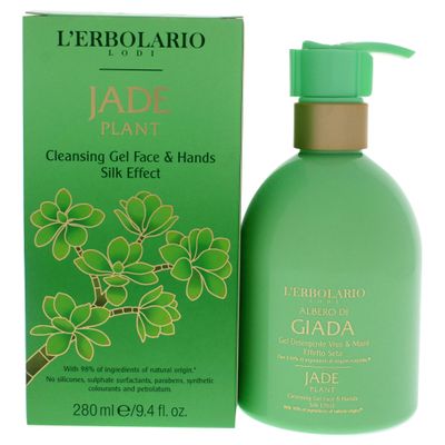 L'Erbolario Jade Plant Cleansing Gel Face and Hands Silk Effect by for Unisex - 9.4 oz Cleanser