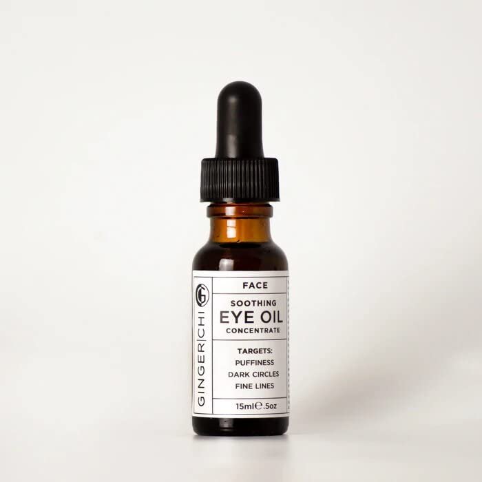 Ginger Chi Under Eye Brightener Serum Depuffing Dark Circles Under Eye Treatment for Women Concentrate 7.5ml/.25o