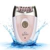Epilady Gama Delicare Duo Rechargeable Epilator for Women, Cordless Electric Hair Removal Device, Hair Remover for Women, Bikini Trimmer for Women Pubic Hair, Dual Head, Dual-Volt, 2-Speed, LED Light view 1