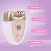 Epilady Gama Delicare Duo Rechargeable Epilator for Women, Cordless Electric Hair Removal Device, Hair Remover for Women, Bikini Trimmer for Women Pubic Hair, Dual Head, Dual-Volt, 2-Speed, LED Light view 3