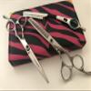 6Professional Barber Razor Edge Titanium Coated Hair Cutting and Texturizing Shears Scissors Set+case Black view 1