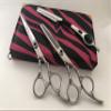6Professional Barber Razor Edge Titanium Coated Hair Cutting and Texturizing Shears Scissors Set+case Black view 3