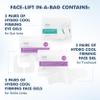 skyn ICELAND Facelift in-a-Bag, Firming Hydrogel Masks for Forehead, Smile Lines and Under Eyes. Cooling Gel Facial Patches with Peptides and Coenzyme Q10. Treatment for All Skin Types, Vegan, 6 Pcs. view 3
