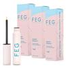 FEG Eyelash Enhancer Rapid Eyelash Growth Serum with Natural Ingredients | Lash Serum for Growing Naturally Thick, Full, and Long Eyelashes | Stimulates Natural Eyelash Growth | 3-Pack of 3ml Tubes view 1
