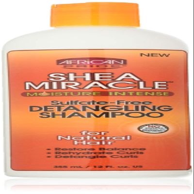 African Pride Shea Butter Miracle Detangling Shampoo, 12 Ounce