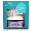 Zakia's Morocco 8 oz Moroccan Black Soap -Luscious Lavender Scent with Added Argan Oil Plus Kessa Exfoliating Glove view 1
