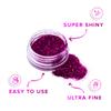 NYK1 Ultra Fine Glitter Powder for Gel Nail Art & Face Paint | 12 Colors view 2