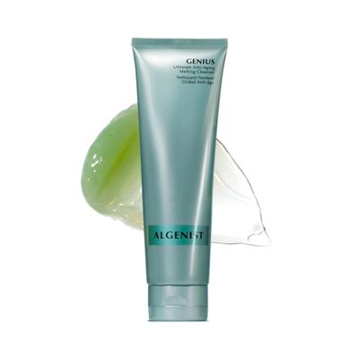 Algenist GENIUS Ultimate Anti-Aging Melting Facial Cleanser - Milky Cleanser + Makeup Remover with Avocado Oil, Alguronic Acid and Microalgae Oil - Nourishes Skin + Improves Radiance (5 oz)