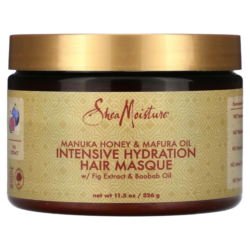 Sheamoisture Manuka Honey &Mafura Oil Intensive Hydration Treatment Masque, 12 Oz