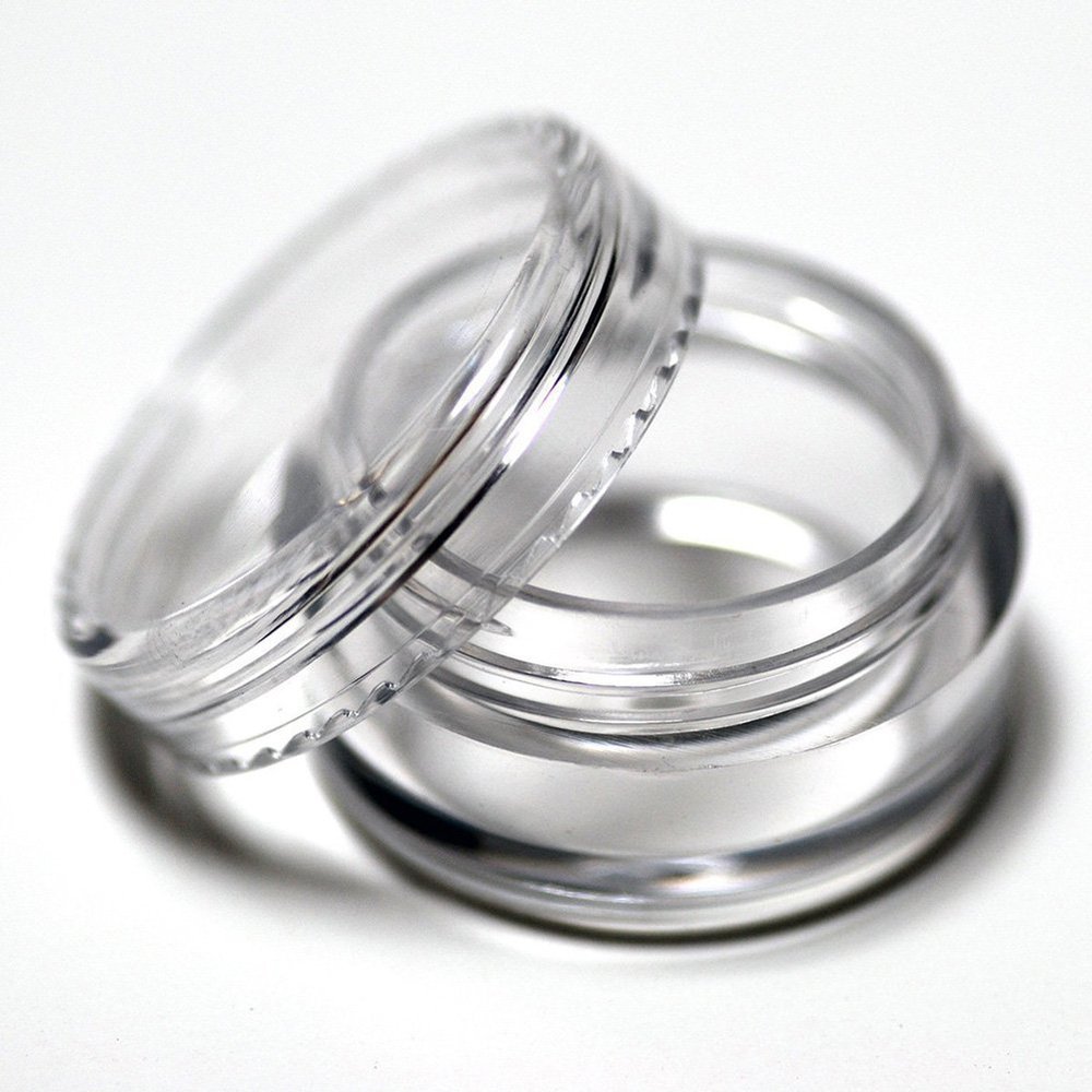 5ml Clear Plastic Empty Cosmetic Containers Tiny Bottle For Nail /Eye Cosmetic Power (30Pcs)