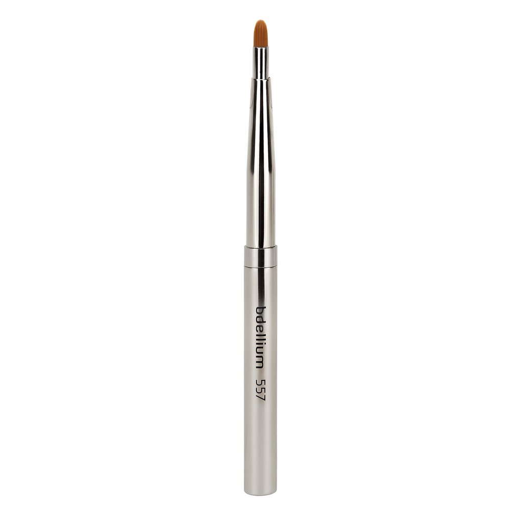 Bdellium Tools Professional Makeup Brush - Studio Series 557 Swivel Lip - With Soft Synthetic Fibers, For Defining Contours of the Lip (Yellow, 1pc)