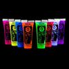 Uv Glow Blacklight Face and Body Paint 0.34oz - Set of 8 Tubes - Neon Fluorescent (All Colours) view 2