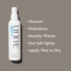 UNITE Hair  BEACH Day  Natural Sea Salt Spray  Tousled Texture, Thickness, Definition, Waves, 8oz view 2