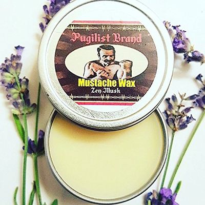 Pugilist Brand Mustache Styling Wax Zen Musk