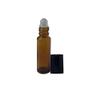 Perfume Studio Aromatherapy Amber Roll On Bottles, 10 ml (10, Amber Glass Plastic Ball) view 1