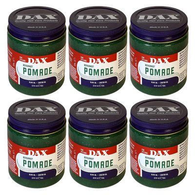 Dax Pomade (Bergamot) 14 Ounce Jar (414ml) (6 Pack)